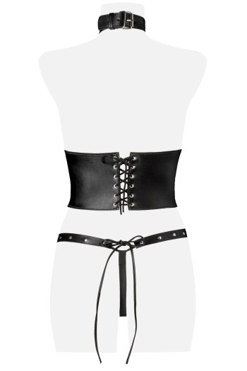 4-piece corset set 15133 - S/M