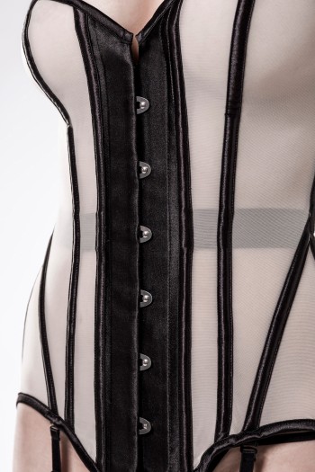 4-piece corset set 15155 - 2XL