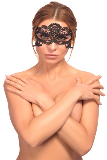 schwarze Augenmaske A7784