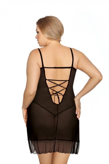 black chemise AA052178 - 3XL/4XL