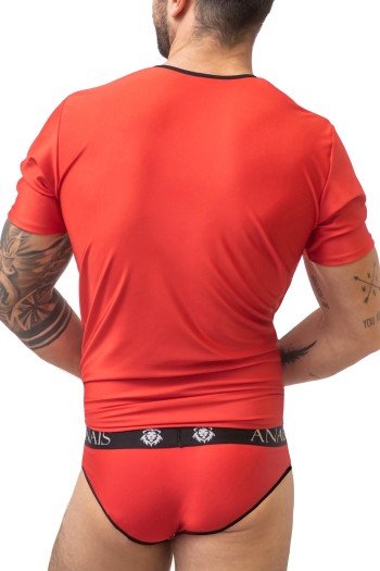 Men T-Shirt 053508 red - S