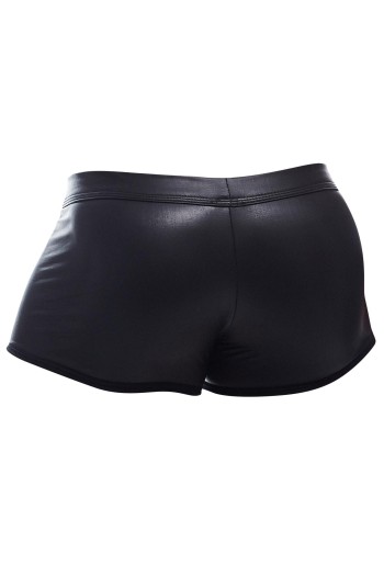 schwarzer Wetlook Boxer BL4CK03 - S