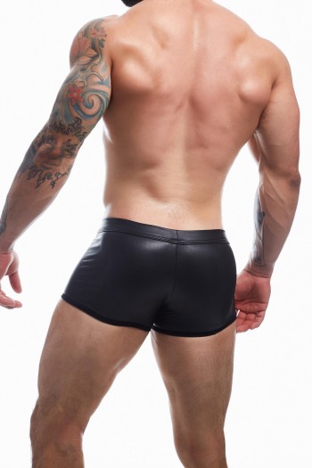 schwarzer Wetlook Boxer BL4CK03 - S