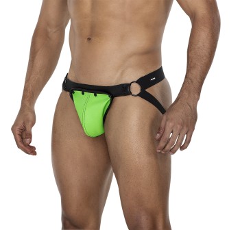 neongrün/schwarzer Jock Snap - S/M