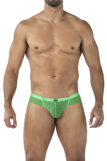 grüner Hybrid Cheeky Brief Netz C4MSPX22 GLOW - M
