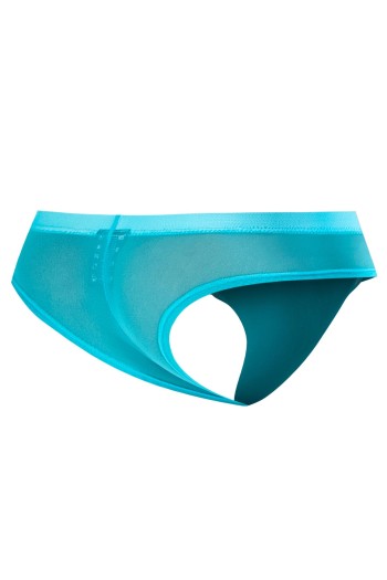 türkiser Hybrid Cheeky Brief Netz C4MSPX22 GLOW - XL