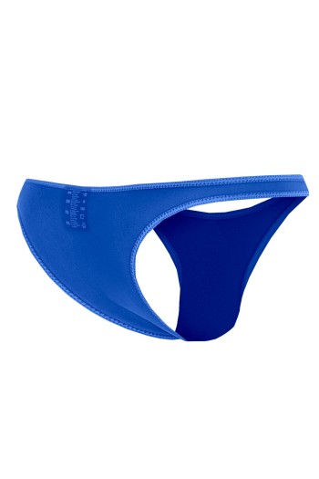 blauer Capri Thong Netz C4MSPX07 - L