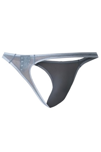 grey Mesh Brazilian Thong C4MSPX06 - XL