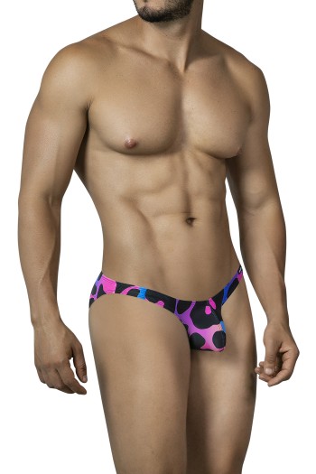 Pop Leopard Low Rise Bulge Swim Brief C4MSPXPTBUL01 - S
