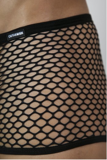schwarzer Wide Mesh Trunk RAV128 - S