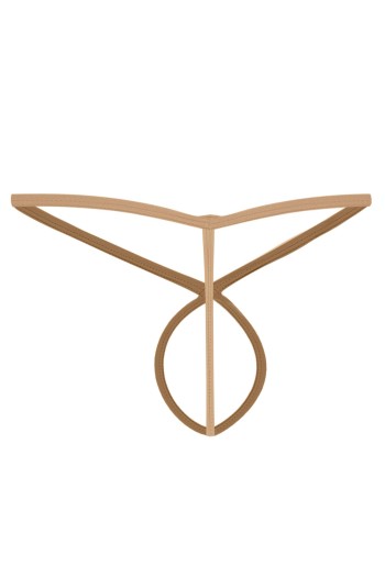 sand gold Crossed String C4MSPX24 - S/M