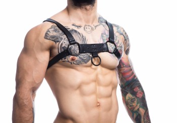 black chest harness 01 - OS