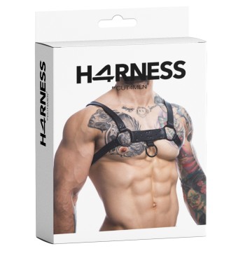 black chest harness 01 - OS