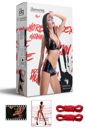 schwarzes Set Mari XXL + 2 Seile