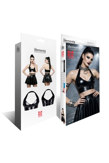 schwarzes Damen-Top DDsofia001 - S