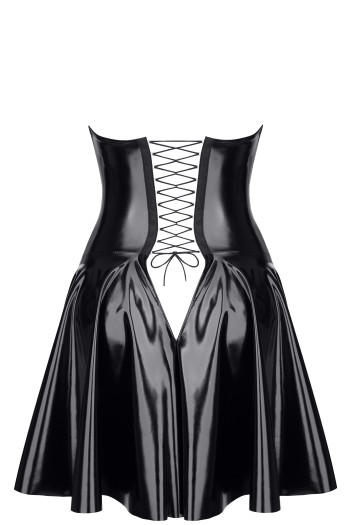 schwarzes Lack Miniklied TDJutta001 - 5XL