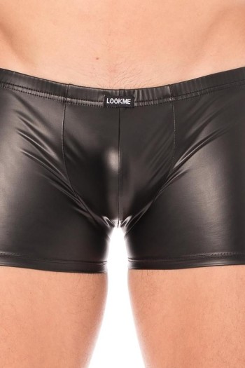 black wetlook Boxer 2008-67 - M