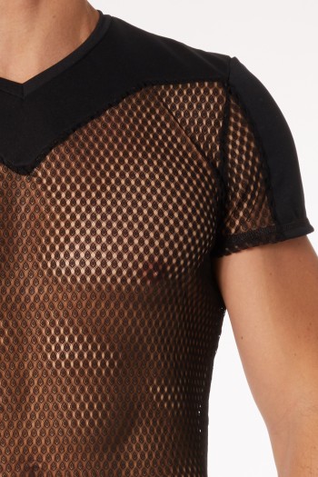 black T-Shirt LM21-81 XL by Look Me
