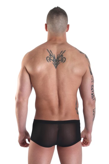 black Mini Pant Open Heart S by Look Me