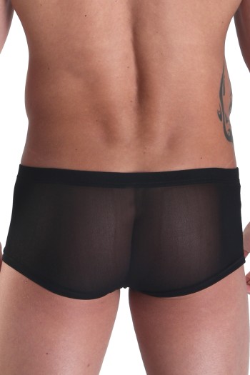 black Mini Pant Open Heart S by Look Me