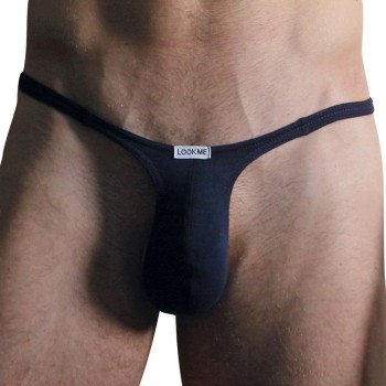 schwarzer Männer Ministring 99-01 L von Look Me