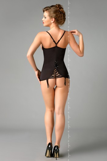 black Chemise Carla S/M by MeSeduce Lingerie