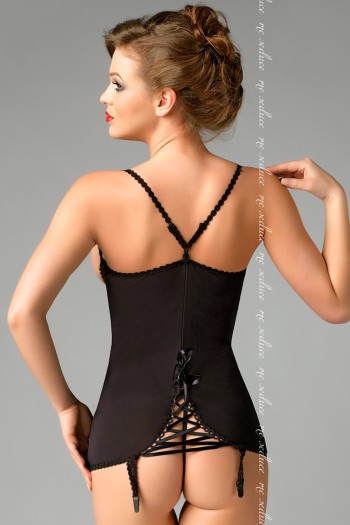 black Chemise Carla S/M by MeSeduce Lingerie