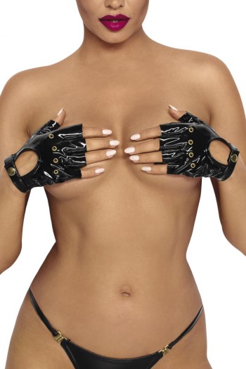 short PVC gloves F263 - OS