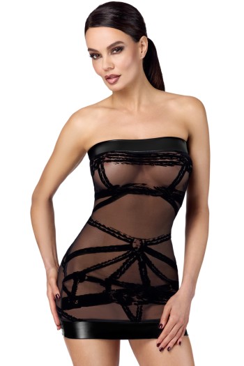 F359 Off-shoulder Minikleid Bondesque - XS