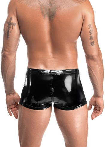 schwarze Lack Shorts Voltage H095 - S
