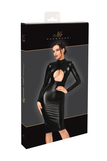 F401 Dark Affair Midi Dress - XS