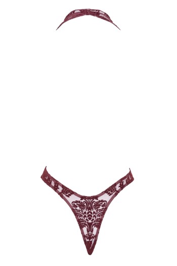 F386 Body Kink Royal mit Wasserfallausschnitt - M