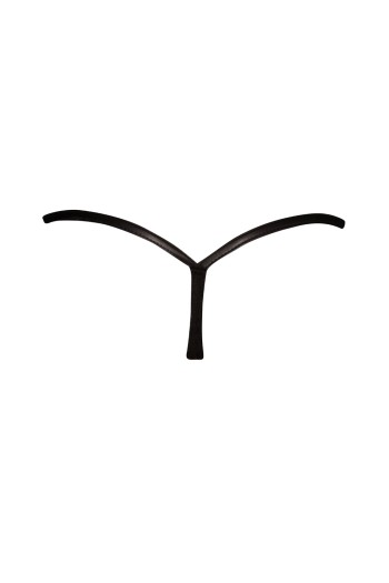 black thong F121 L by Noir Handmade