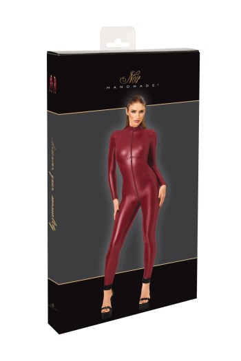 F395 Dark Romance Three-Way Zip Catsuit - XS
