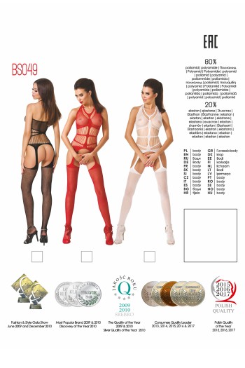 black ouvert Bodystocking BS049 by Passion