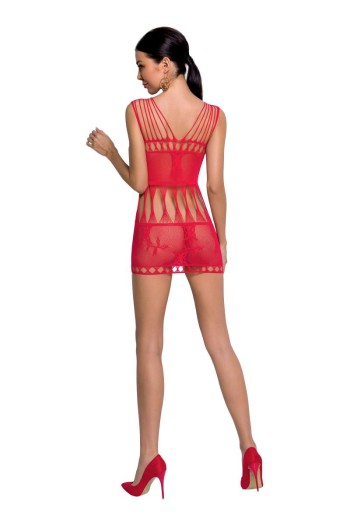 red mesh mini dress BS090 - S/L