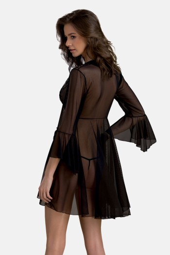 black Peignoir PA596618 - S/M