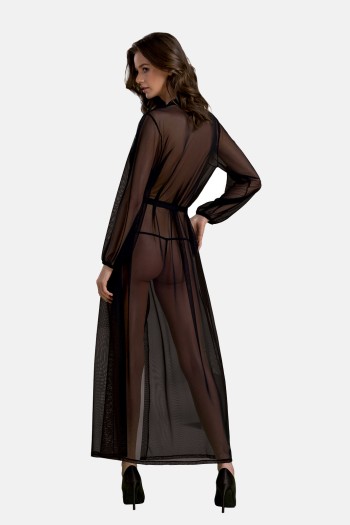 schwarzes Peignoir PA596660 - L/XL