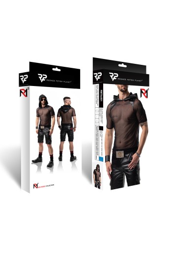 Hood T-Shirt RMTito001 black - S