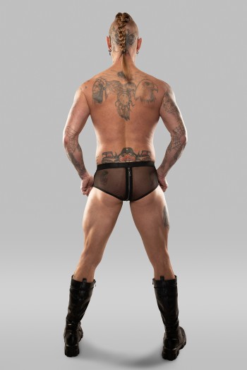 Lack Netz Shorts REBenicio001 schwarz - S