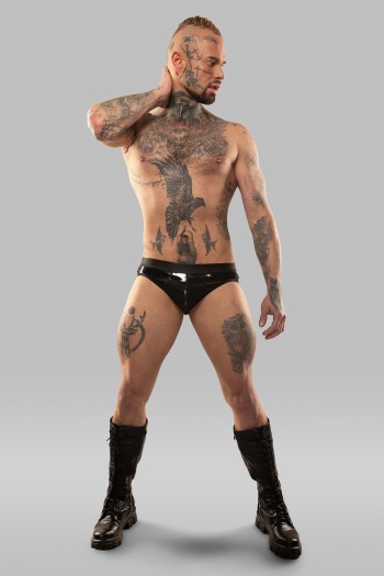 Lack Jockstrap RECiro001 schwarz - S