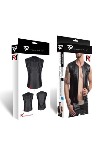 Herren Weste RMCamillo001 schwarz - S