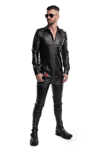 langarm Herren Shirt RMNatale001 schwarz - S