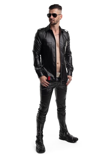 langarm Herren Shirt RMNatale001 schwarz - S