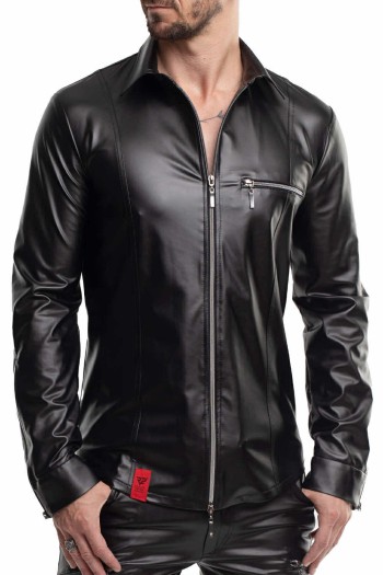 langarm Herren Shirt RMPasquale001 schwarz - S