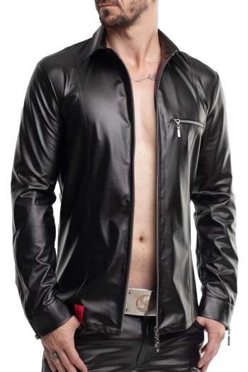 langarm Herren Shirt RMPasquale001 schwarz - S