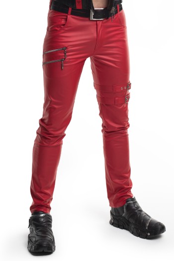 lange Herren Hose RMTommaso002 rot - M