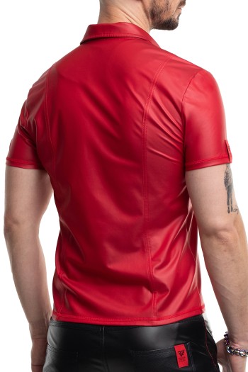 Herren T-Shirt RMSerafino001 rot - XL