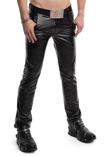lange klassische Herren Hose RMVitale001 schwarz - S