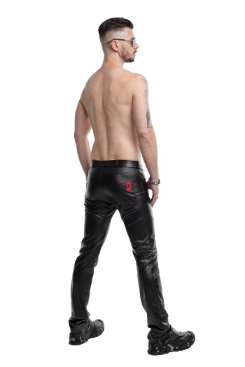 lange klassische Herren Hose RMVitale001 schwarz - S